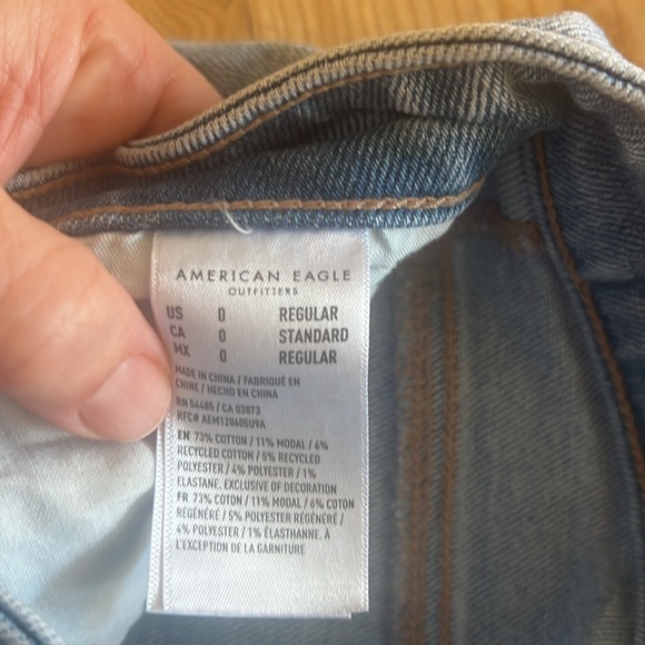 American Eagle Mom Jean 0 regular - Picture 5 of 6